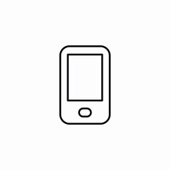pocket mobile device icon sign vector