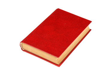 Old book isolated on white background