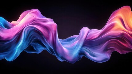 A quantum key exchange visualized as shimmering energy beams forming an unbreakable link