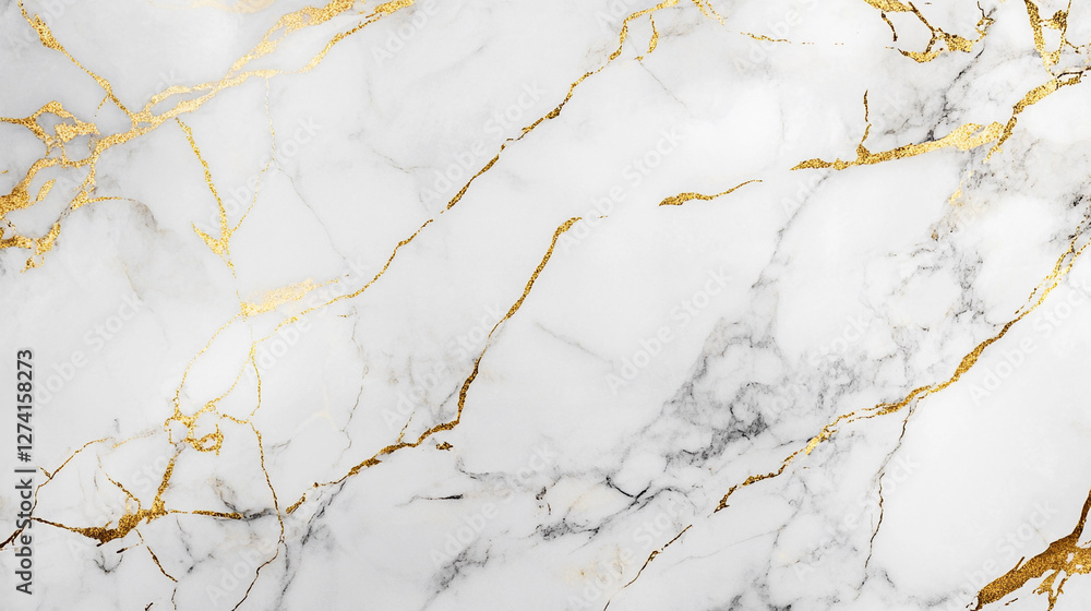 Poster marble background with striking gold veins adding elegance and sophistication to any interior design