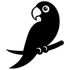 Obraz premium PARROT bird on a branch