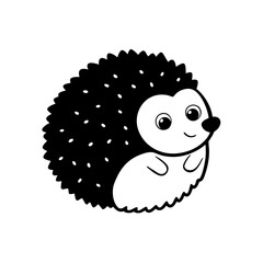 Sticker design of The hedgehog