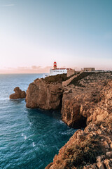 Lighthouse at Cabo de São Vicente, Sagres, Algarve, Portugal – Atlantic Coast