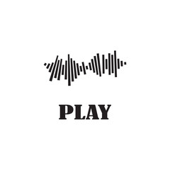 Sound waves vector illustration