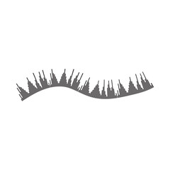 Sound waves vector illustration