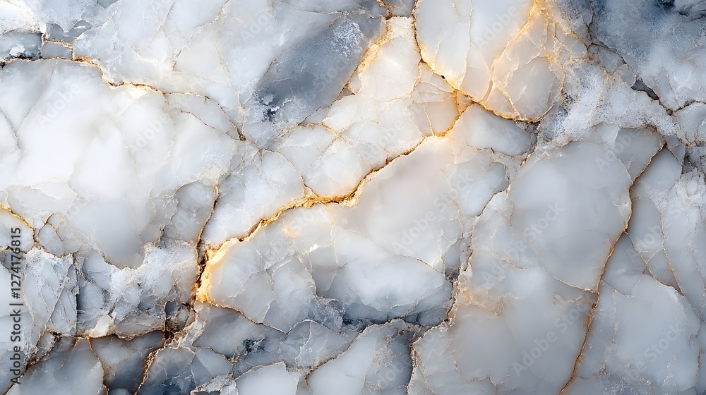 Poster high-resolution image of luxurious grey and gold marble. perfect for backgrounds and design projects