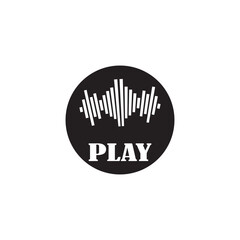 Sound waves vector illustration