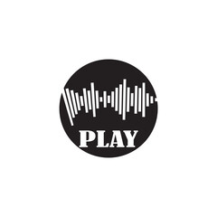 Sound waves vector illustration