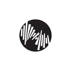 Sound waves vector illustration