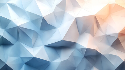 Obraz premium Minimalist modern minimal geometric background with subtle polygonal shapes in neutral colors, modern theme, calming, clean design backdrop