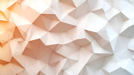 Obraz premium Minimalist modern minimal geometric background with subtle polygonal shapes in neutral colors, modern theme, calming, clean design backdrop
