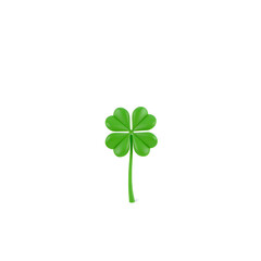 four leaf clover isolated