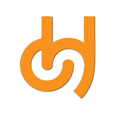 Web line modern color full logo design