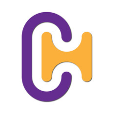 Web line modern color full logo design