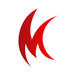 Web line modern color full logo design