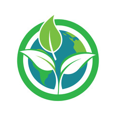 Ecology Icon Logo Vector Design