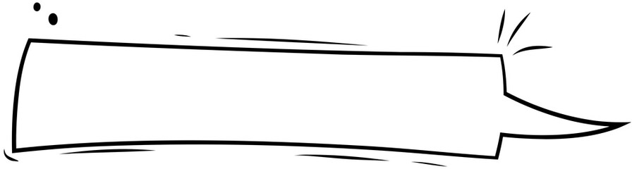 Speech bubble with white background