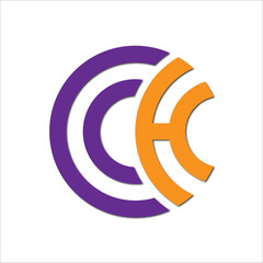 Fototapeta premium Web line modern color full logo design