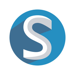 Web line modern color full logo design