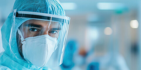 Healthcare Worker in Protective Gear