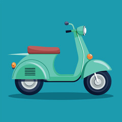 Obraz premium scooter vector