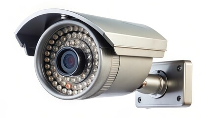 Security Camera on White Background