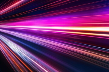 Speed, light trails, night, motion blur, abstract background, website design