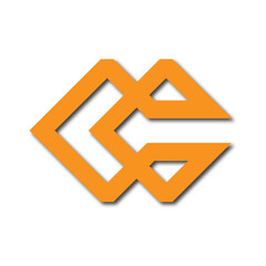 Web line modern color full logo design