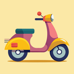 Obraz premium scooter vector