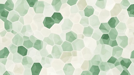 Abstract Green and White Geometric Pattern Design