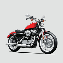 Fototapeta premium motorbike vector for graphic design