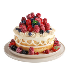 Delicious  Berry Cake