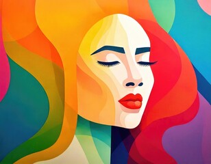 Woman beauty vector fashion illustration