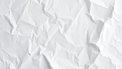 Obraz premium Crumpled white paper on distressed paper background, paper rippling, textured paper, distressed paper background