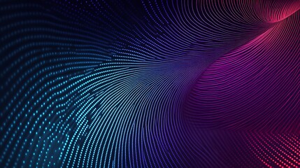Fototapeta premium Abstract Digital Waveform Pattern Design