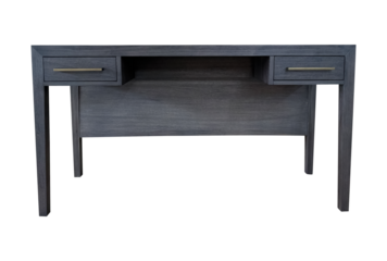 wooden table isolated on white