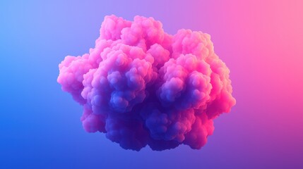 Fototapeta premium Virus HPV concept. Ethereal Swirling Mist A Vibrant Digital Abstract Masterpiece