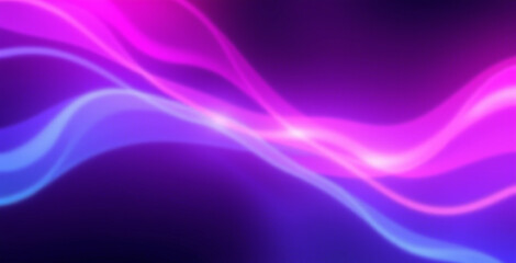 Dark purple pink blue color gradient background blurred neon color flow, grainy texture effect, futuristic banner design