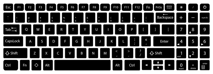 Keyboard full size Vector Art, Icons, and Graphics © Md. Latif Mamun
