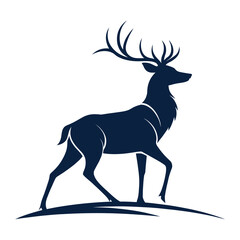 Majestic Wild Deer in Serene Forest Landscape