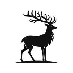 Majestic Wild Deer in Serene Forest Landscape