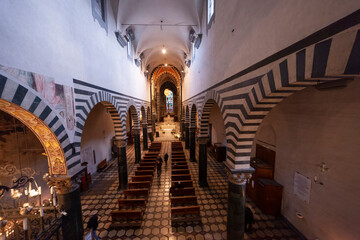 Italia, Toscana, citt&agrave; di Prato. Interni del Duomo.