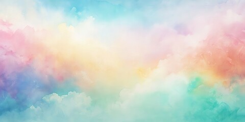 A calming watercolor background featuring soft pastel colors and gentle brush strokes, watercolor, background, soft