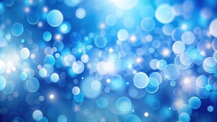 Blue bokeh light background with a soft and dreamy appearance, bokeh, blue, abstract, background, lights, soft, dreamy