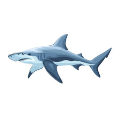 Obraz premium Powerful Hammerhead Shark Majestic Ocean Predator