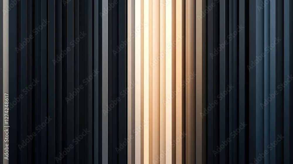 Poster a vibrant abstract image featuring vertical lines in varying widths and shades