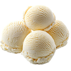 Creamy Vanilla Ice Cream Scoops