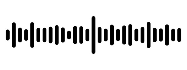 Podcast sound waves set. Waveform pattern for music player, podcast, voise message, music app. Audio wave icon. Equalizer template.