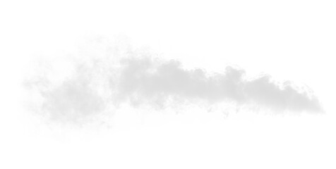 White gray smoke vapor fumes swirls shapes transparent PNG, isolated background cutout. Misty effect,