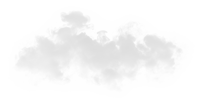 White gray smoke vapor cloud shape transparent PNG, isolated background cutout. Misty effect,